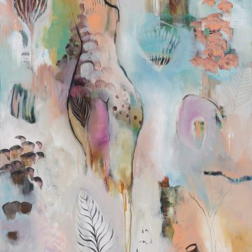 In And Through The Body, 2022, <br>40 x 30