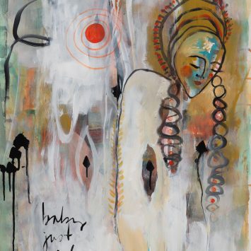 Baby Just Let Go, 2023, <br>30 x 22