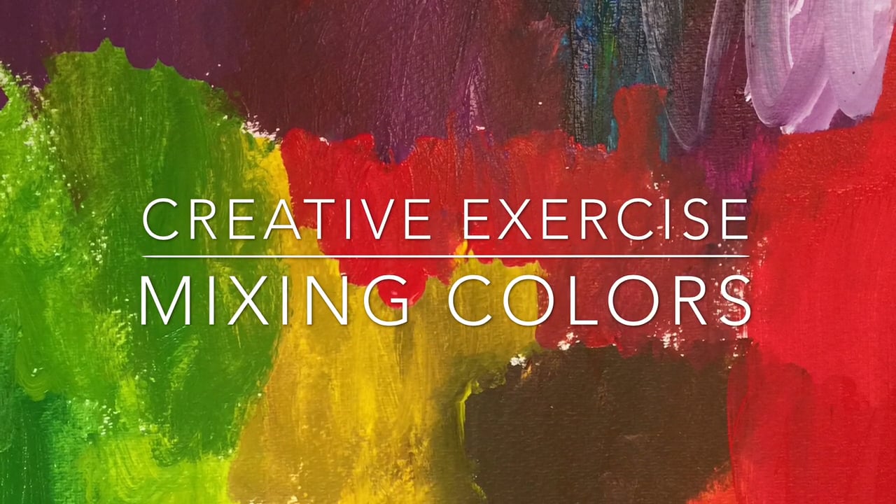 JANUARY STUDIO DIARY + FREE COLOR MIXING VIDEO Flora Bowley