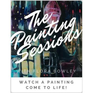 Flora Bowley Painting Session Ten