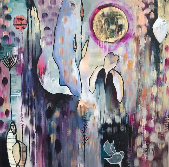 Flora Bowley Brave Intuitive Painting