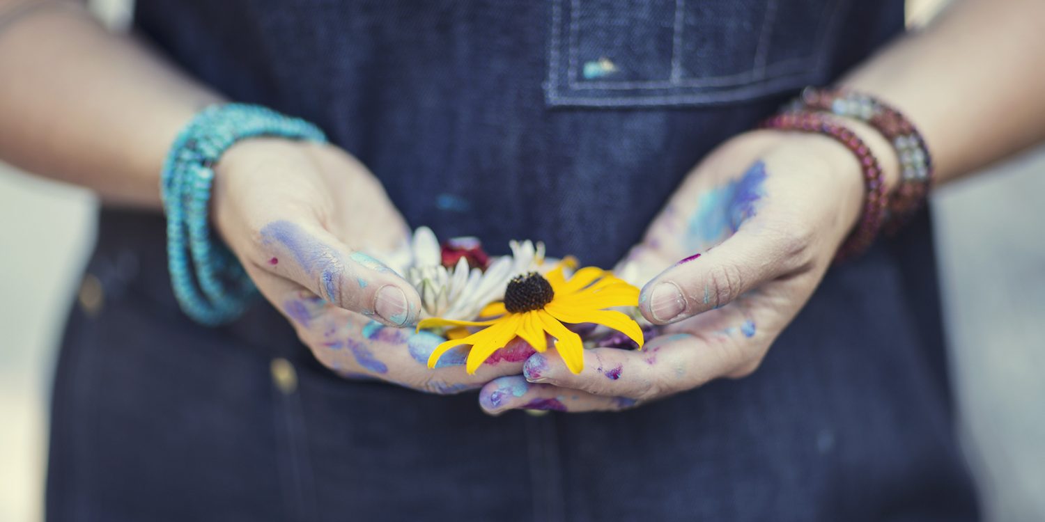 Flora Bowley Fertility and Grief, Flower Hands