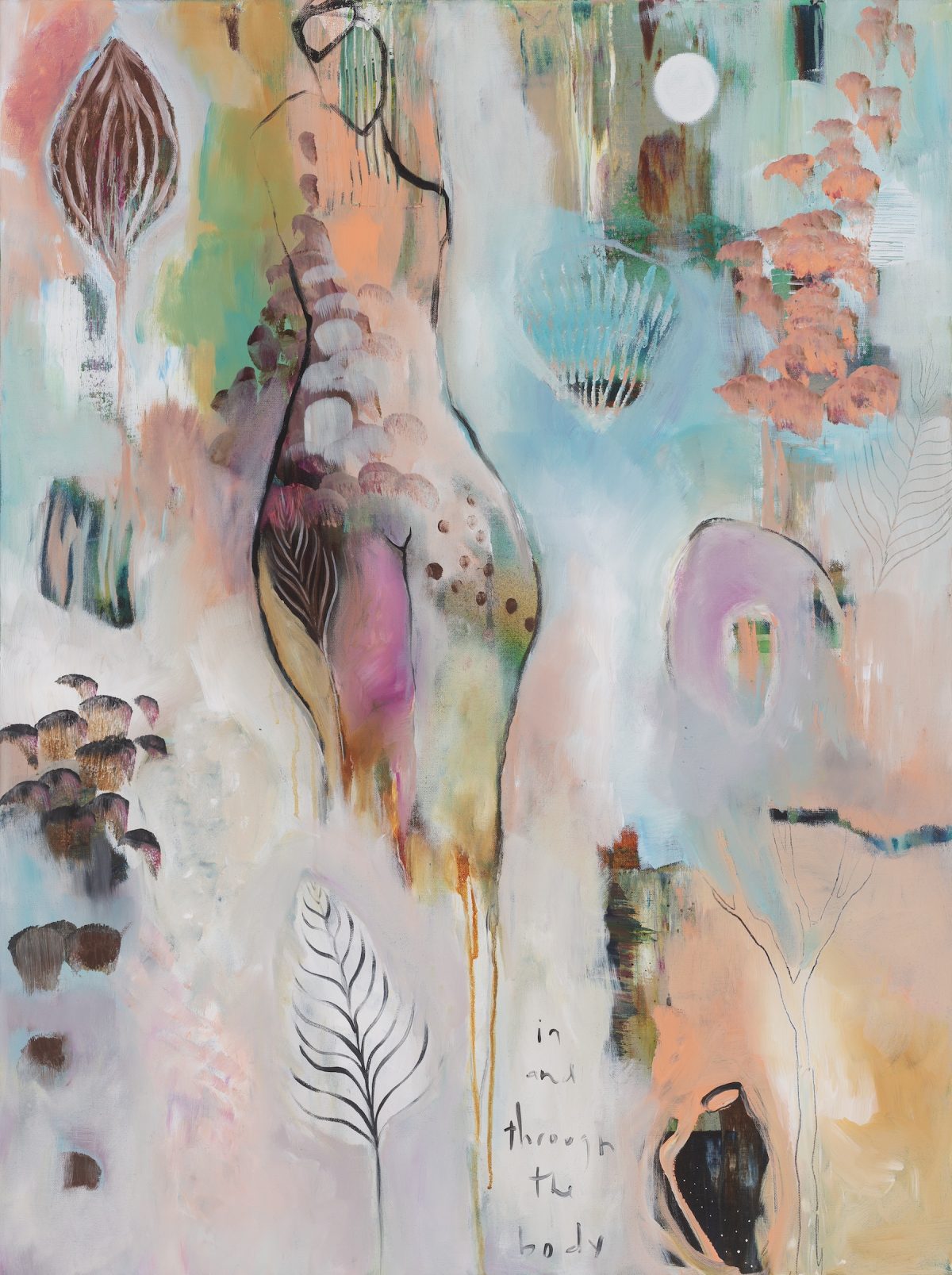 In And Through The Body, 2022, <br>40 x 30