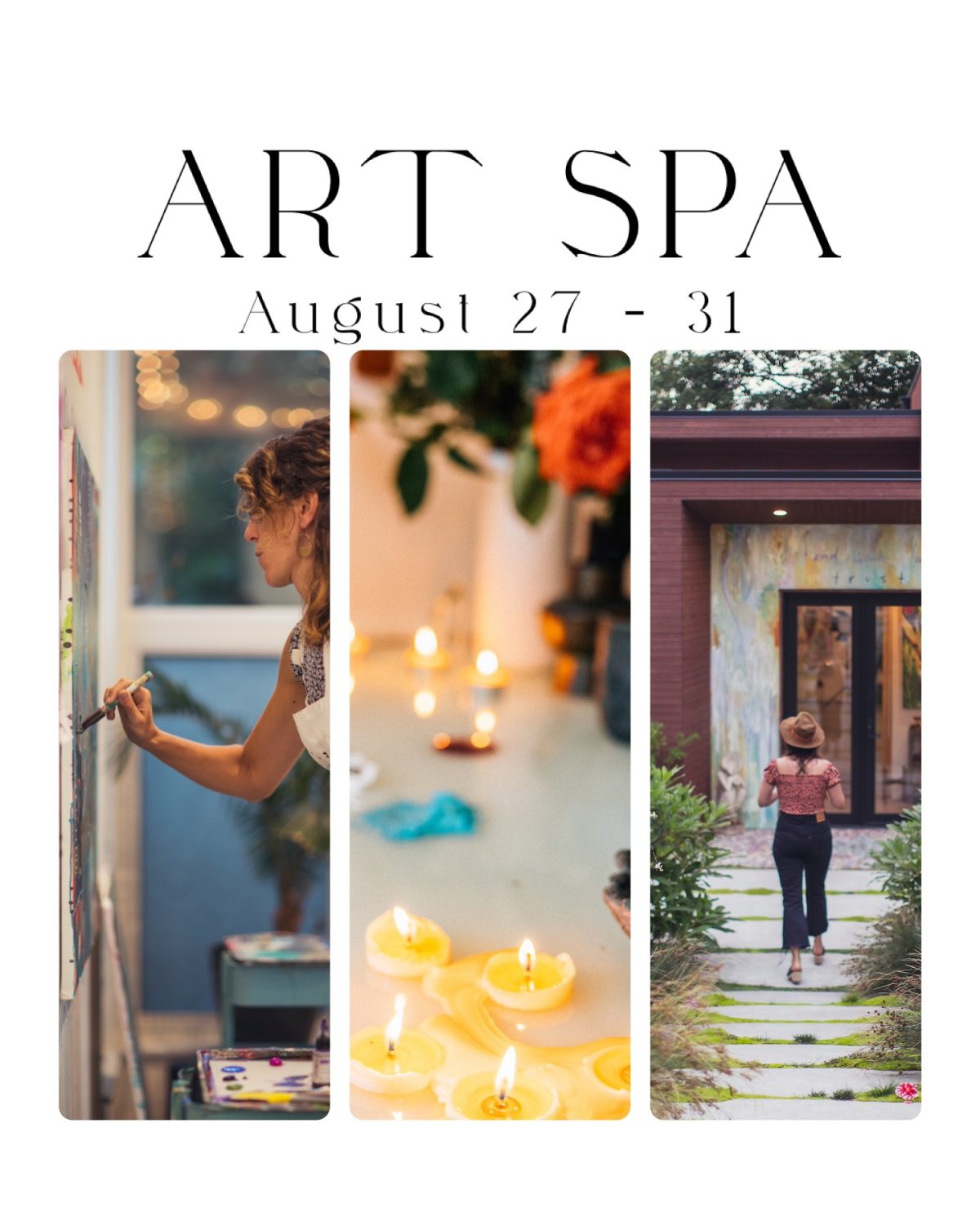 ArtSpaRetreat<br><small>August 27 - 31, 2025</small>