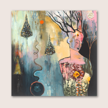 Merge Canvas Print
