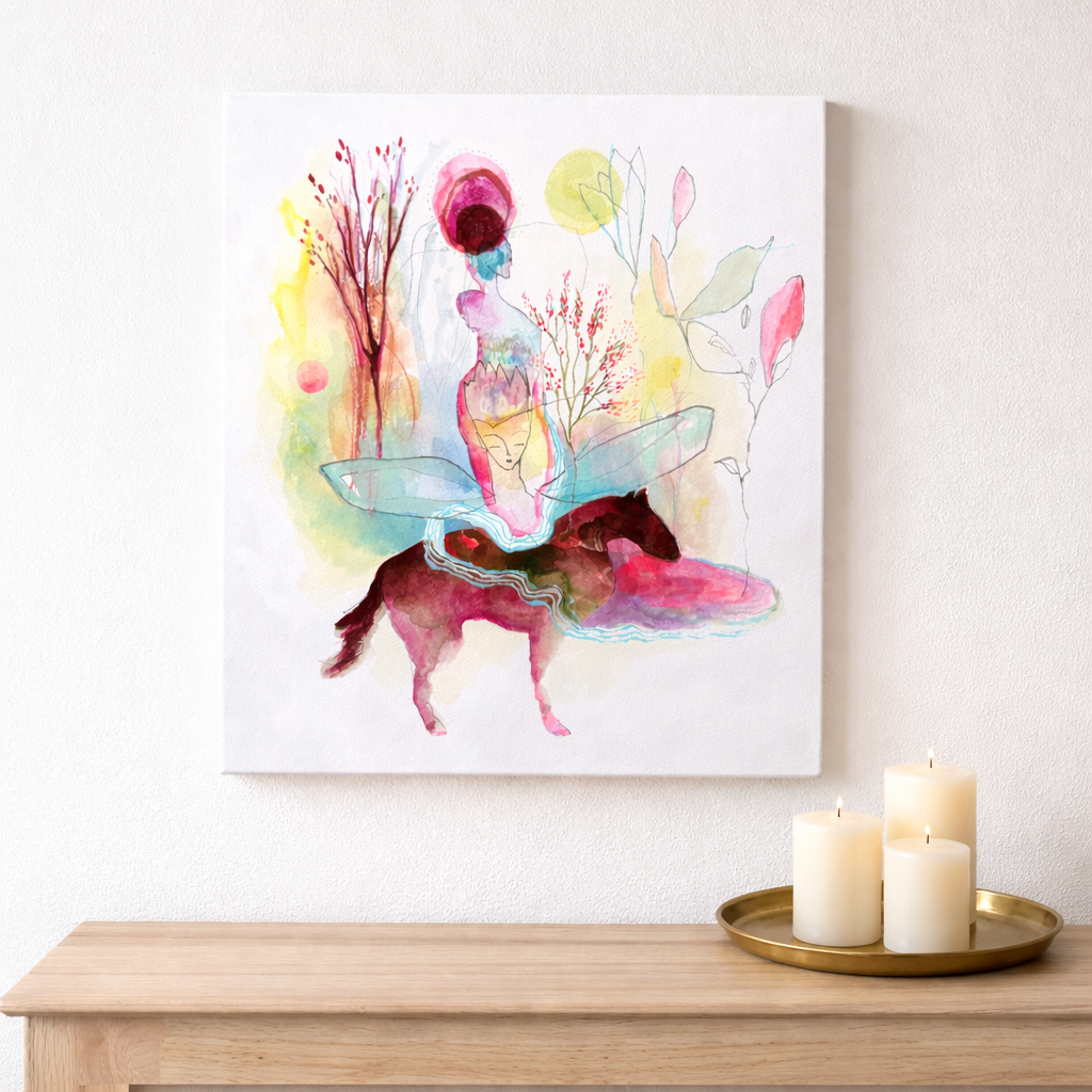 Year of the Fire Horse Canvas Print - Image 4