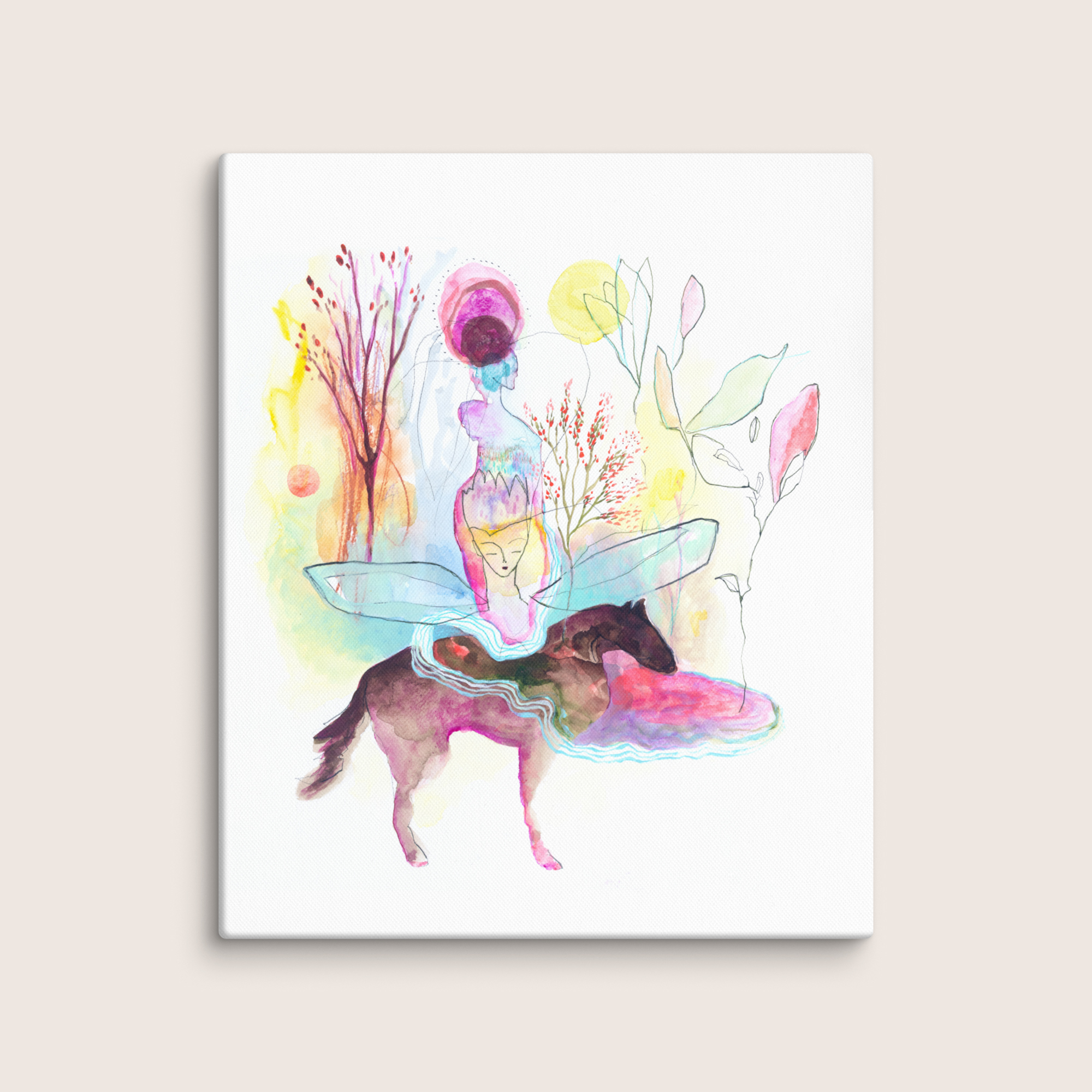 Year of the Fire Horse Canvas Print