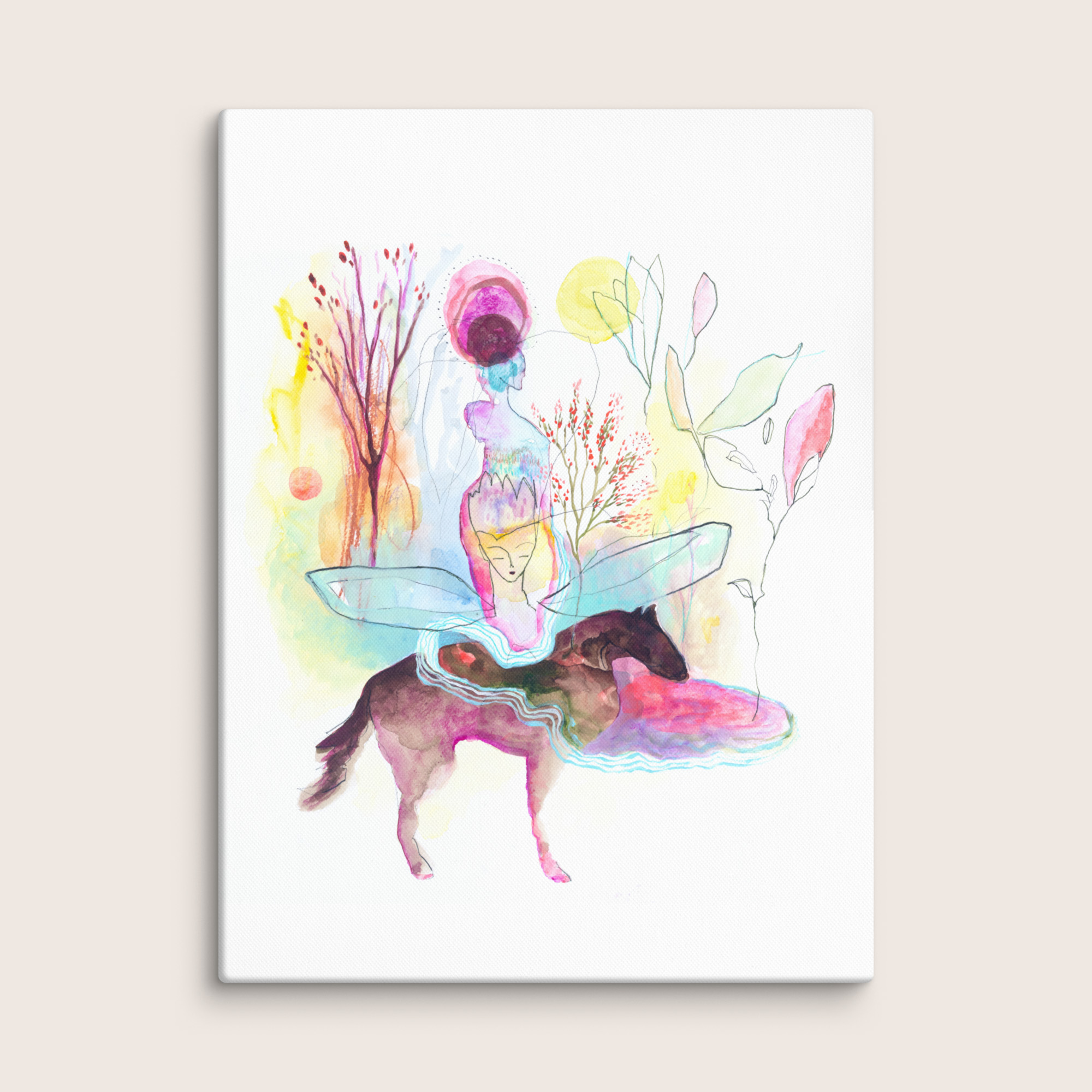 Year of the Fire Horse Canvas Print - Image 3