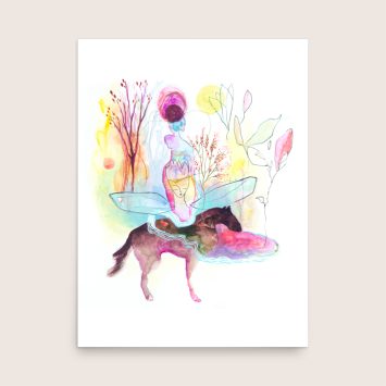 Year of the Fire Horse Art Print